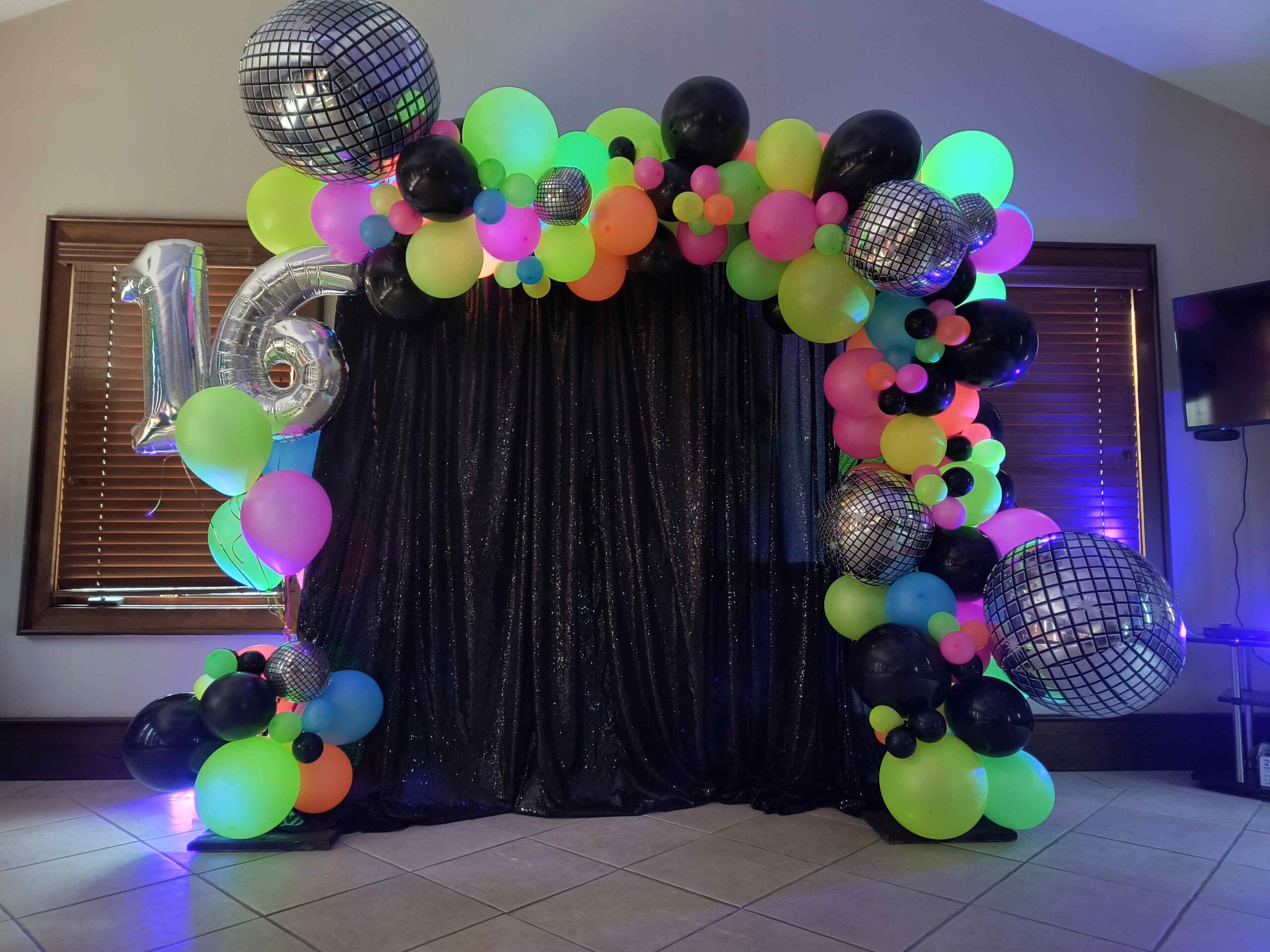 Sweet 16 Neon Party Decorations in Knoxville TN 🎉